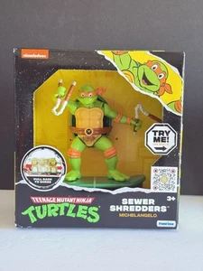 Nickelodeon Teenage Mutant Ninja Turtles Sewer Shredders Michelangelo Action Fig - Foto 1 di 2