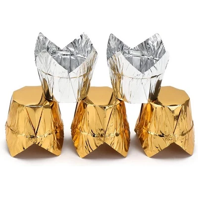  50 Pcs Tulpen-muffinförmchen Cupcake Hüllen Muffin-Papierförmchen Kuchenhüllen - Bild 1 von 4