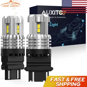 AUXITO 3157 3156 LED 6000K 3020-SMD White Backup Light Tail Reverse DRL Bulbs - Picture 1 of 13