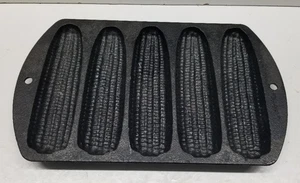 Vintage Lodge Gusseisen 527C2 5 Stäbchen Maiskolben Maiskolben Muffin Form Pfanne  - Bild 1 von 5