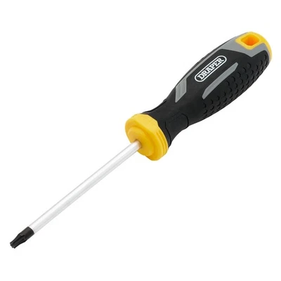 Draper Torx Star Tamperproof Soft Grip Screwdriver T25H x 100mm Magnetic 13423 - Image 1 of 2