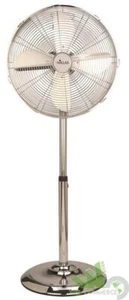 VENTILATORE A PIANTANA 95/130 CM DIAM.40CM 4 PALE ALLUMINIO RETRò 50 WATT - Foto 1 di 1