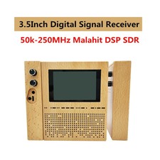 50KHz-250MHz Malachite DSP SDR Radio Digital Signal Receiver Heavy Bass Speakers