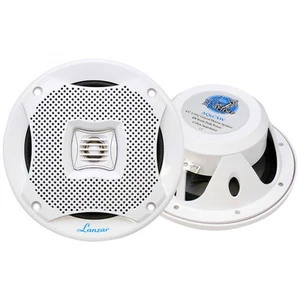 DIFFUSORI A 2 VIE LANZAR AQ6CXW 800 WATT 19,50 CM 6.5" BIANCHI PISCINA GOMMONE - Foto 1 di 6