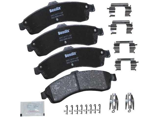 Juego de pastillas de freno delanteras Bendix 61529YJZT 2003 2004 para GMC Envoy XL 2002-2005 Foto 1 de 2