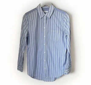 Equipment Blue & White Striped Button Down Shirt - Picture 1 of 8