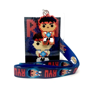 Funko Pop! Movies 8-Bit Ryu Street Fighter Schlüsselband Gamestop Exclusive Badge - Bild 1 von 4