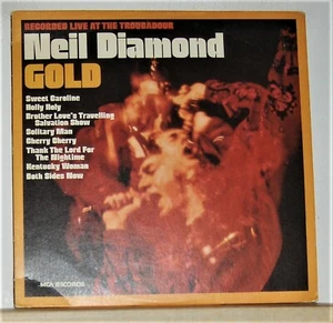 Neil Diamond - Gold Live At Troubadour - 1973 LP Record Album - Vinyl Excellent - Picture 1 of 2