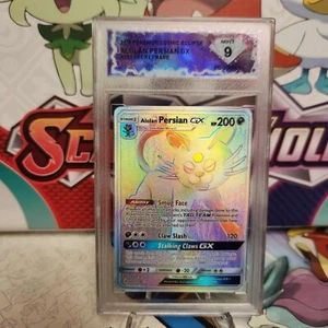 DSG 9 Alolan Persian GX 257/236 Rainbow - Cosmic Eclipse - Pokemon - SHIPS FAST - Picture 1 of 2