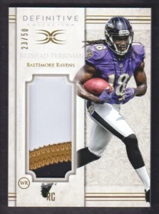 2015 Definitive Collection Football Jumbo Patch #JPC-BPR Breshad Perriman 23/50 - Picture 1 of 2