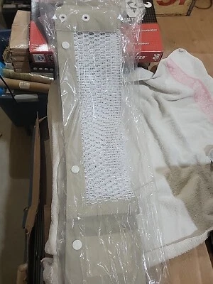 1 cortina de privacidade HOSPITAL CLINIC cubículo 72" x 84" acessório de gancho TAN NOVO - Imagem 1 de 4