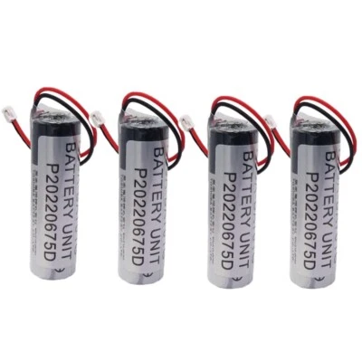 4pc R88A-BAT01G Battery 3.6V 2000mAh For Omron PLC backup Battery ER6V with Plug - Image 1 of 3