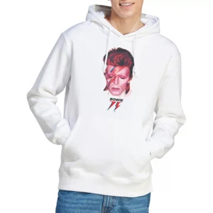 David Bowie Aladdin Sane 75 Hoodie S-2XL , White - Picture 1 of 5