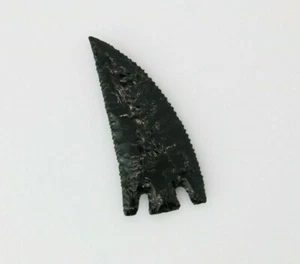 TED ORCUTT NORTHWEST COAST OBSIDIAN FLINT EXOTIC POINT - RARE - CIRCA 1900's - Picture 1 of 2