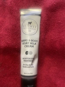DIONIS  GOAT MILK HAND  AND BODYCREAM -unscented- 3.3 OZ - NEW - Picture 1 of 4