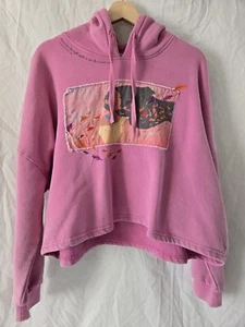 RAR Damen Disney Rosa Pocahontas Cropped Oversized Hoodie Medium  - Bild 1 von 7
