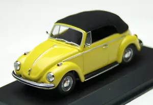 VW Käfer 1302 Cabriolet Bj. 1970-1972, Giallo, Minichamps-Modell Im M.1:43 - Foto 1 di 6