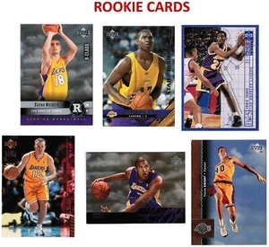 STAR ROOKIES LAKERS 14 Basketball Card 6 RC & BONUS UD ULTRA FLEER 1990s 2000s - Picture 1 of 24