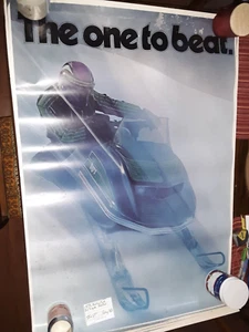 Vintage 1974 Arctic Cat El Tigre Snowmobile Poster, NOS - Picture 1 of 6
