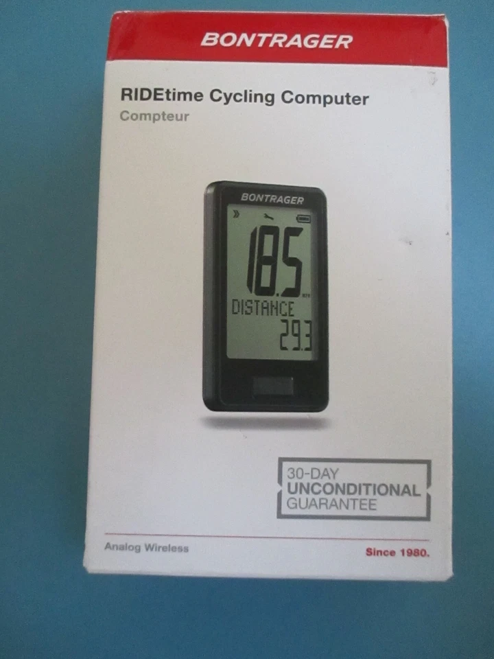 BONTRAGER 553889 RIDETIME CYCLING COMPUTER FREE SHIP - Image 1 of 4