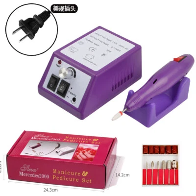 New Electric Nail File Drill Manicure Machine Art Acrylic Pedicure Tool Set - Image 1 of 4