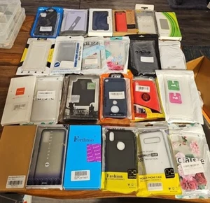 HUGE BRAND NEW Wholesale Lot Of 24 cell phone Cases iPhone Samsung & More Lot 12 - Picture 1 of 22