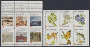 CANADA TRUST NATURE CENDERELLA SELLOS DOS BLOQUES COMO NUEVOS (ID: 275/D53985) - Imagen 1 de 1