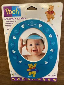 1995 Disney Winnie the Pooh Shampoo n’ Sun Visor Bath Beach The First Years #3 - Picture 1 of 24