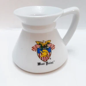 Vtg Ceramic West Point No Spill Travel Coffee Mug NCAA Collegiate Licensed New - Picture 1 of 7