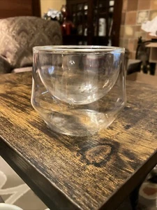 KRUVE IMAGINE Milk Drink/Latte Glass, Hand Made, Double-wall, Qty-1 - Picture 1 of 7