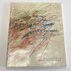 Twombly 1981 CY TWOMBLY WORKS ON PAPER 1954-1976 Exhibition Catalogue Ex-Library - Picture 1 of 7