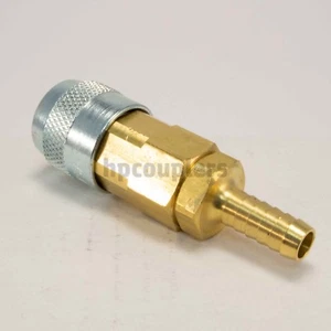 Lincoln Quick Coupler Air Hose Connector Fittings 5/16" ID Hose Barb L Style USA - Picture 1 of 5