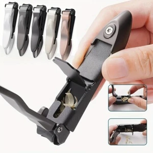 Robuster Nagelknipser für Männer - scharfer, ergonomischer Cutter mit Auffangkoffer - Bild 1 von 10
