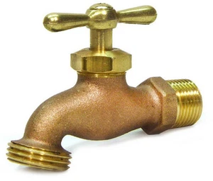 Gartenschlauch Bibb 3/4" MIP x 3/4" GHT - Slow Close - Messingguss 125 WOG - Bild 1 von 7