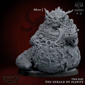 The Herald Of Plenty Infernal Conclave Mammoth Factory D&D Miniatur 3D gedruckt - Bild 1 von 1