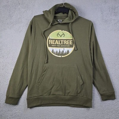 Realtree Sudadera con Capucha Para Hombres Mediana M Verde EXTERIOR Ligera Sudadera Caza Nueva con Etiquetas Foto 1 de 4