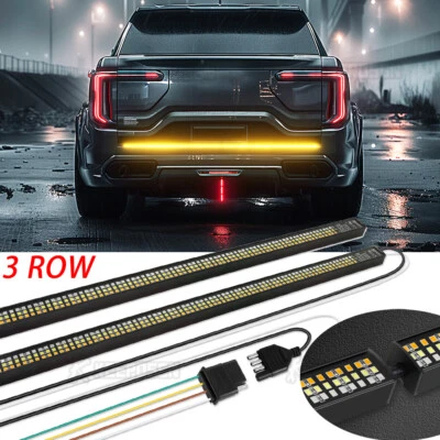 Tira de luz de freno LED para puerta trasera de 60" para Chevrolet Silverado 2500HD 3500HD Foto 1 de 4