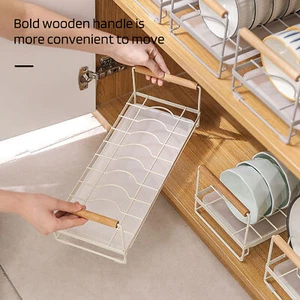 Card Slot Design Dish Rack Bowl Plate Organizer Dish Rack with for Countertop - Picture 1 of 12