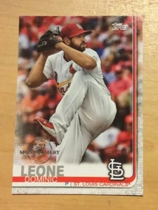 2019 Topps 582 Montgomery St Louis Cardinals Dominic Leone #384 SP - Picture 1 of 1