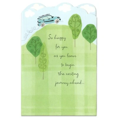 Bonita tarjeta de adiós y buena suerte, emocionante nuevo viaje de American Greetings +✉ Foto 1 de 4