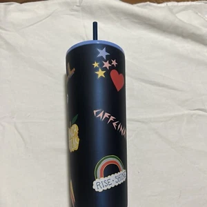 Starbucks CHILL Summer Graffiti Back To School Stainless 24oz Tumbler Tasse NEU - Bild 1 von 5