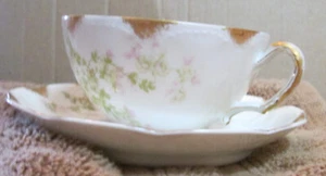 RARE Haviland Limoges Schleiger 67 - Cup & Saucer - Picture 1 of 4