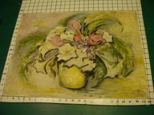 Original ROSE SUSLOVICH ART -- unsigned FLOWERS on paper - Picture 1 of 4