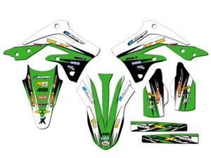 2013-2015 KX 450F VELOCITY Green Senge Graphics Kit Compatible with Kawasaki - Picture 1 of 4