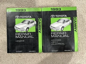1993 Toyota Camry Repair Manual Vol 1 & Vol 2 Used - Picture 1 of 8