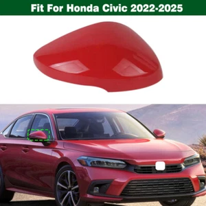 Tapa de cubierta de espejo retrovisor lado derecho rojo reemplazo para Honda Civic 2022-2025 - Imagen 1 de 6