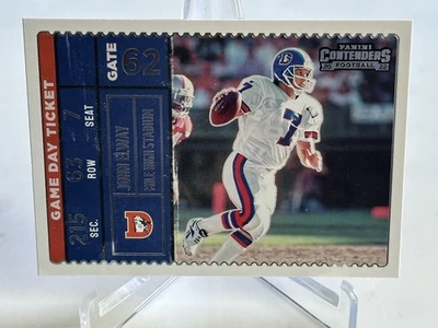 2022 Panini Contenders - Game Day Ticket John Elway #GDT-JEL - Image 1 of 2