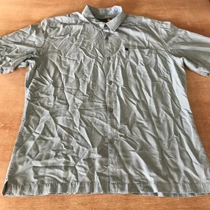 Quiksilver Waterman Collection Shirt Men XL Gray Plaid Button Up Pocket Collar - Picture 1 of 14