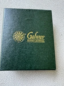 Weihnachtsschmuck Glas Golfer Galway irischer Kristall im Originalkarton - Bild 1 von 7