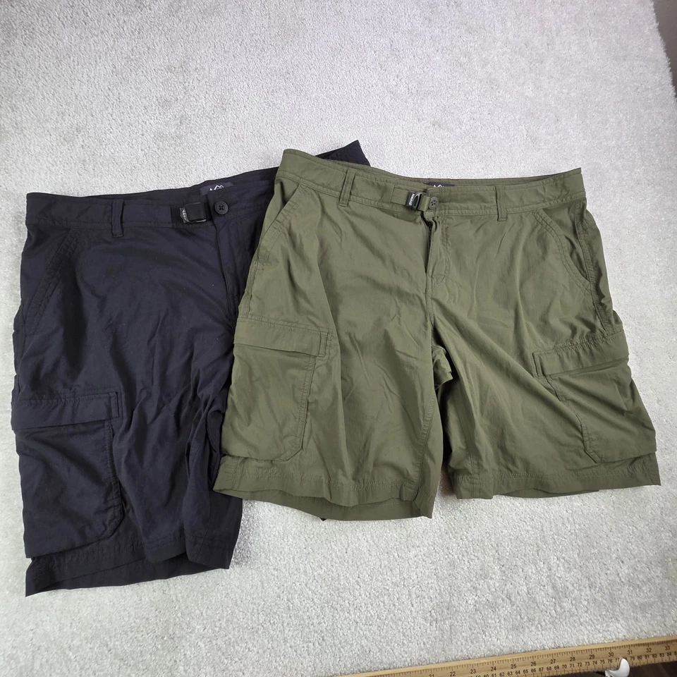 Туристические шорты REI Co-op Sahara лот (2) женские размер 16 серые зеленые грузовые - Изображение 1 из 4